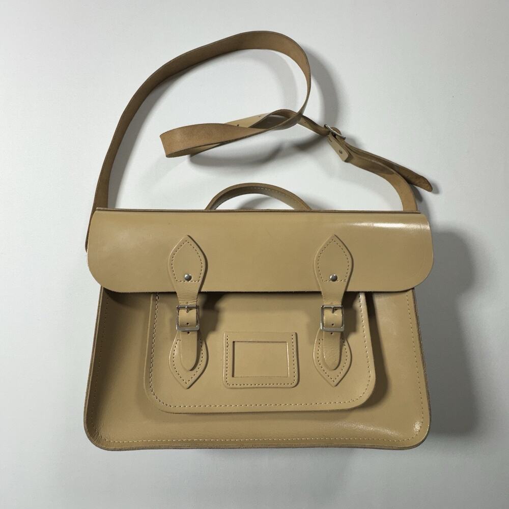Cambridge Satchel Company Leather Satchel Tan Crossbody Bag Shoulder UK